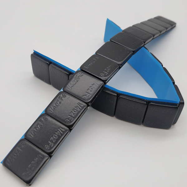 1Box 1/4 Oz Black Tire Wheel Balancing Weights Stick-On Adhesive - Foto 5